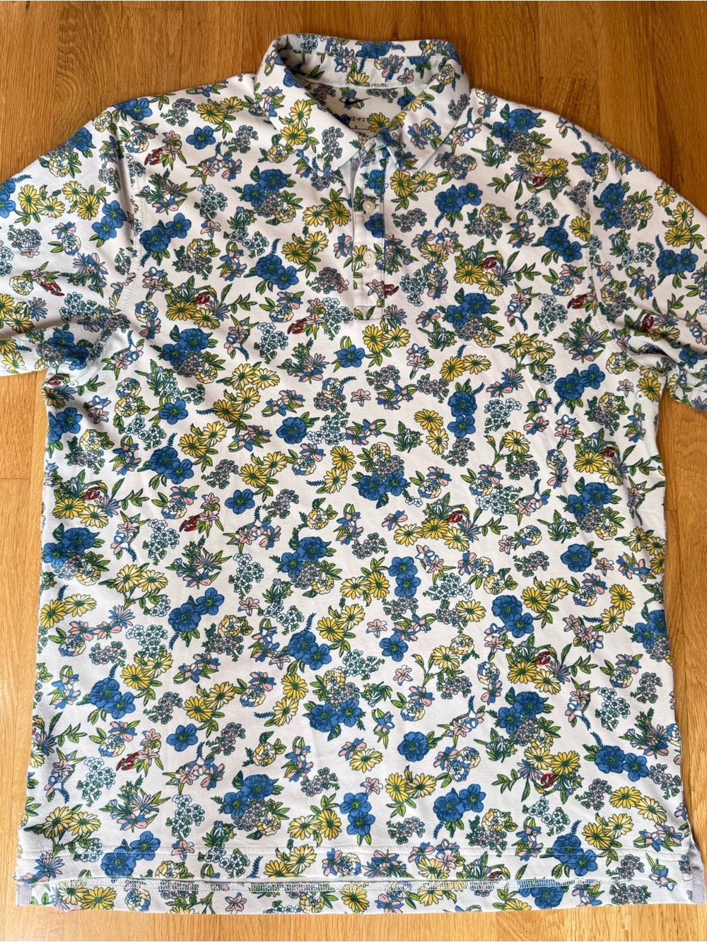 Nike Dri-Fit Men's Floral Polo Shirt